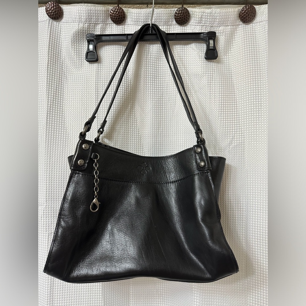 Patricia Nash Black Shoulder Bag with Hobo Design